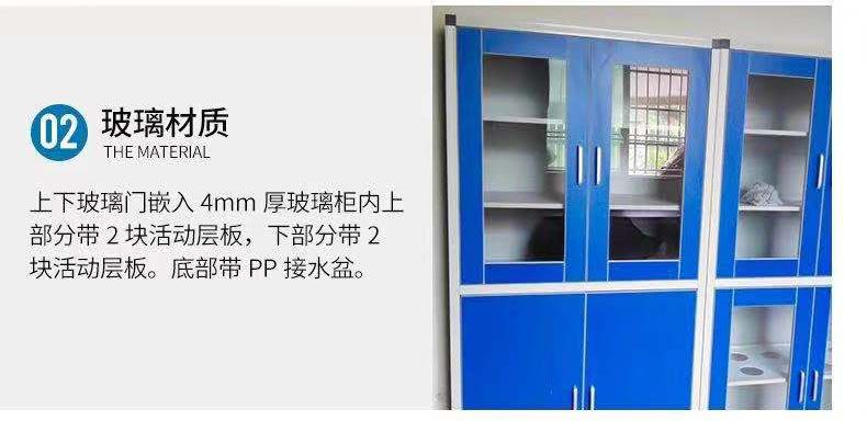 山東實驗室全鋼藥品柜，玻璃器皿柜試劑存儲柜