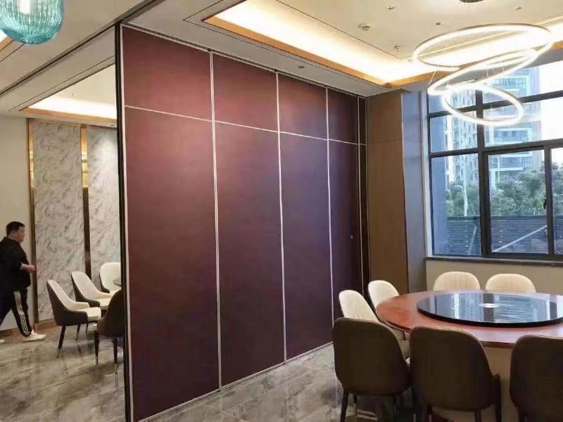 濰坊酒店活動(dòng)隔斷墻飯店包廂，移動(dòng)折疊推拉隔斷