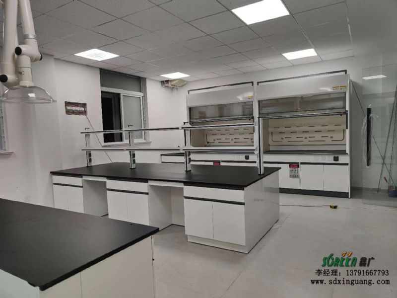 山東宏?；瘜W(xué)有限公司--實(shí)驗(yàn)家具安裝現(xiàn)場(chǎng)